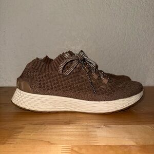NOBULL Allday Knit Runners Sneakers in Espresso Brown Size W10 - M8.5